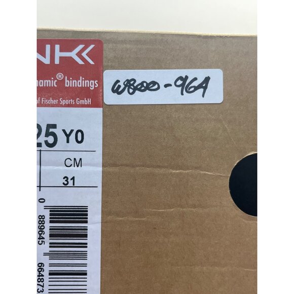 Salomon Black With White & Blue Accents R Prolink Cross Country Ski Boots Sz 13 - Picture 9 of 10